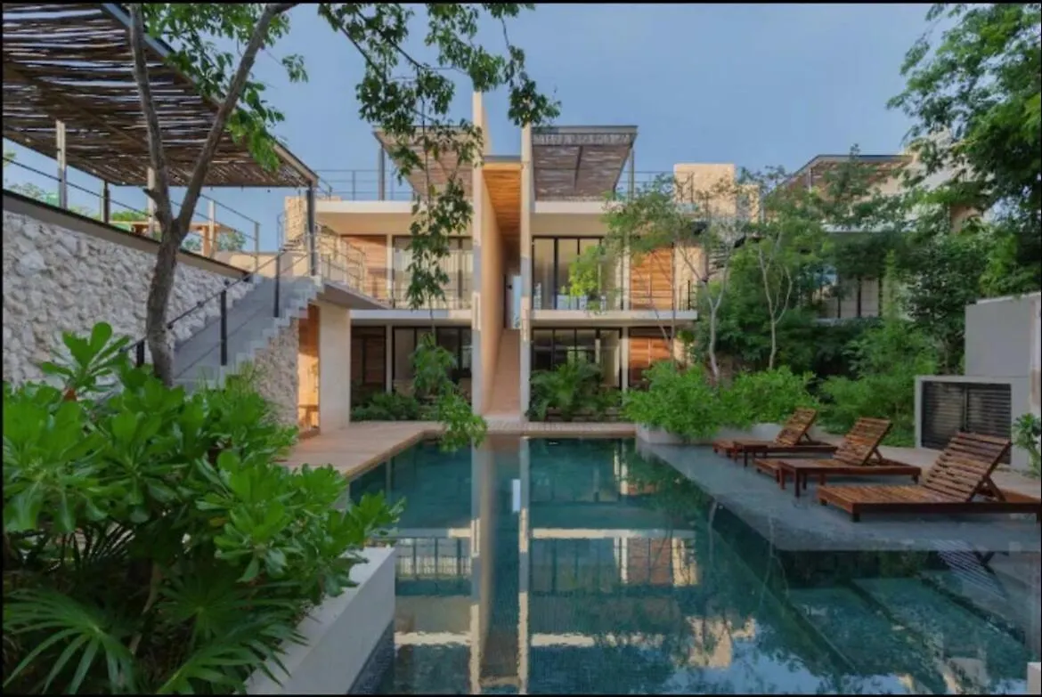 Private Rooftop With Jacuzzi Sleeps 8 In La Veleta Tulum Apartment