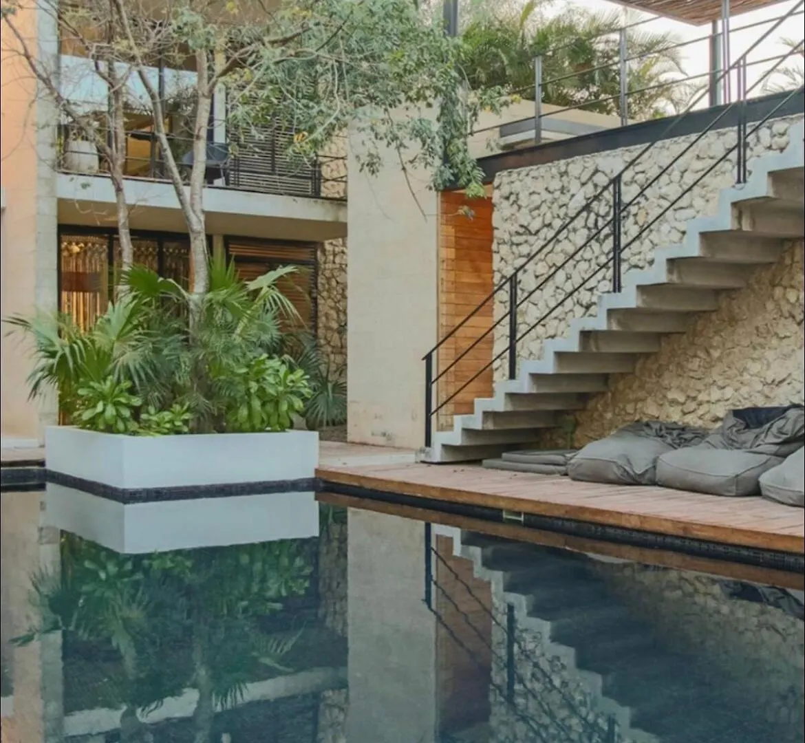 Private Rooftop With Jacuzzi Sleeps 8 In La Veleta Tulum 0*,