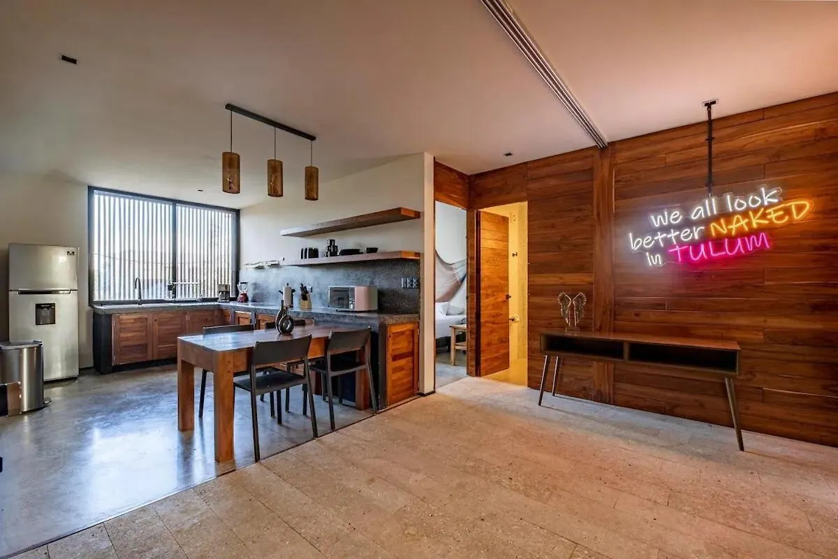 Apartment Private Rooftop With Jacuzzi Sleeps 8 In La Veleta Tulum