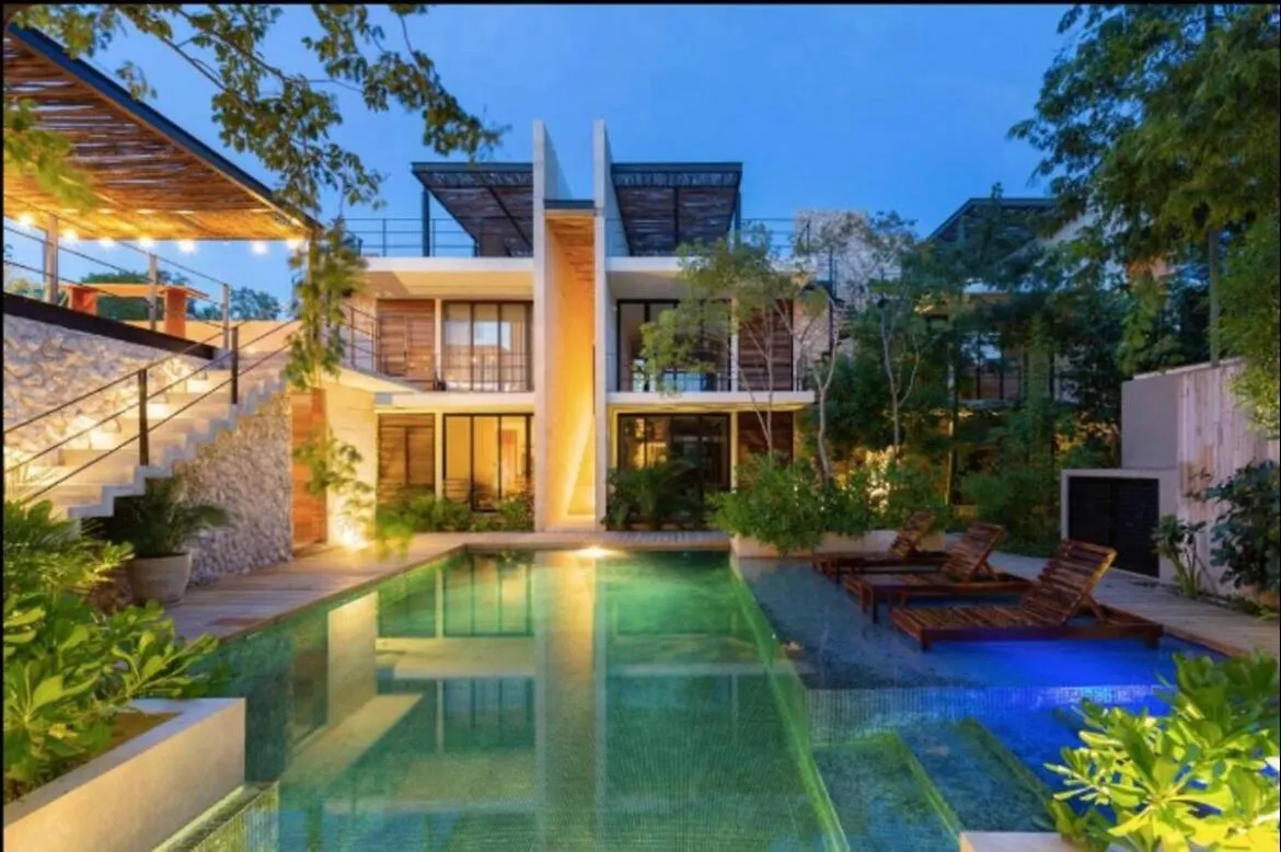 Private Rooftop With Jacuzzi Sleeps 8 In La Veleta Tulum Mexico